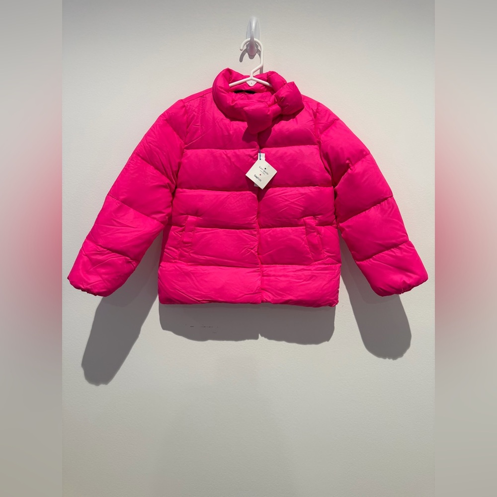 NEW Kate Spade x Gap Pink Puffer Jacket